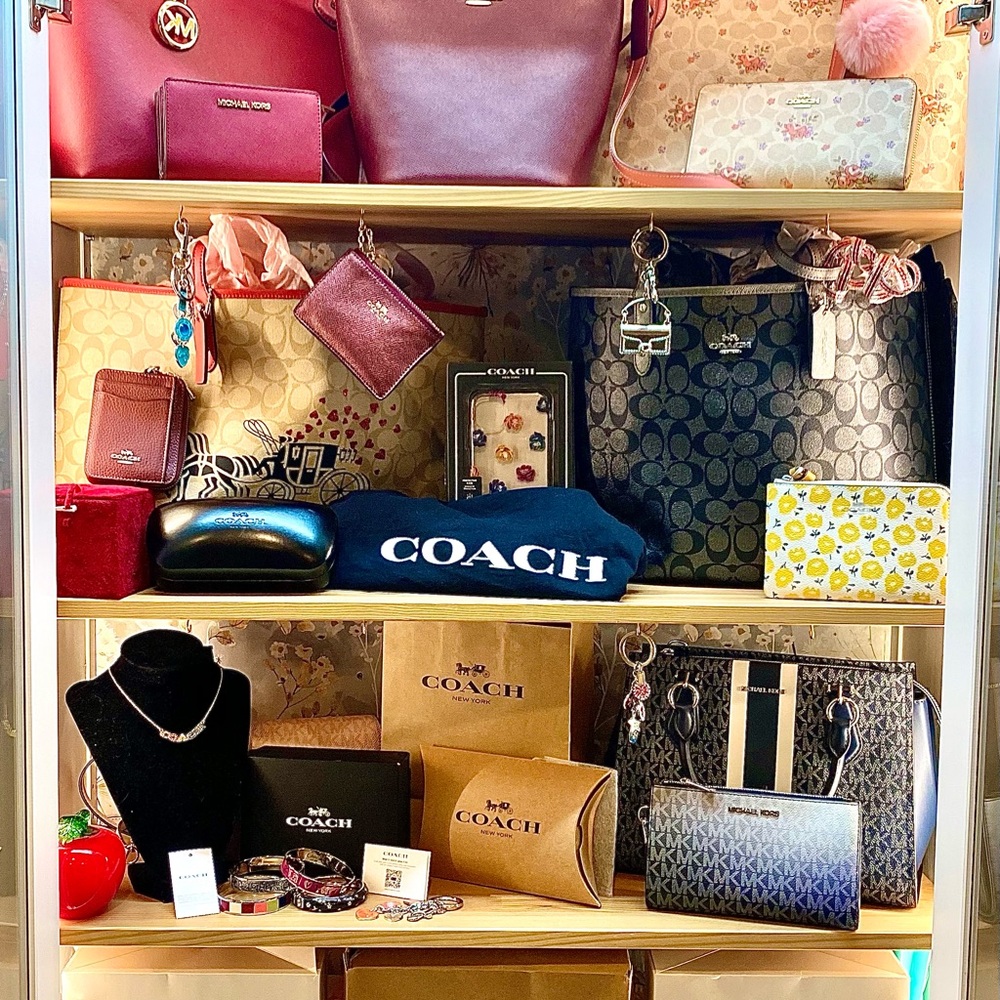 Michael Kors Jet Set Women Small Signature Logo Stripe Crossbody Bag Cherry 🍒